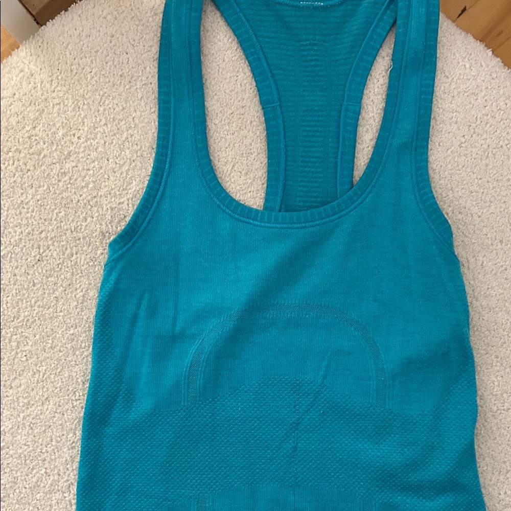 Lululemon Teal Racerback Tank Top